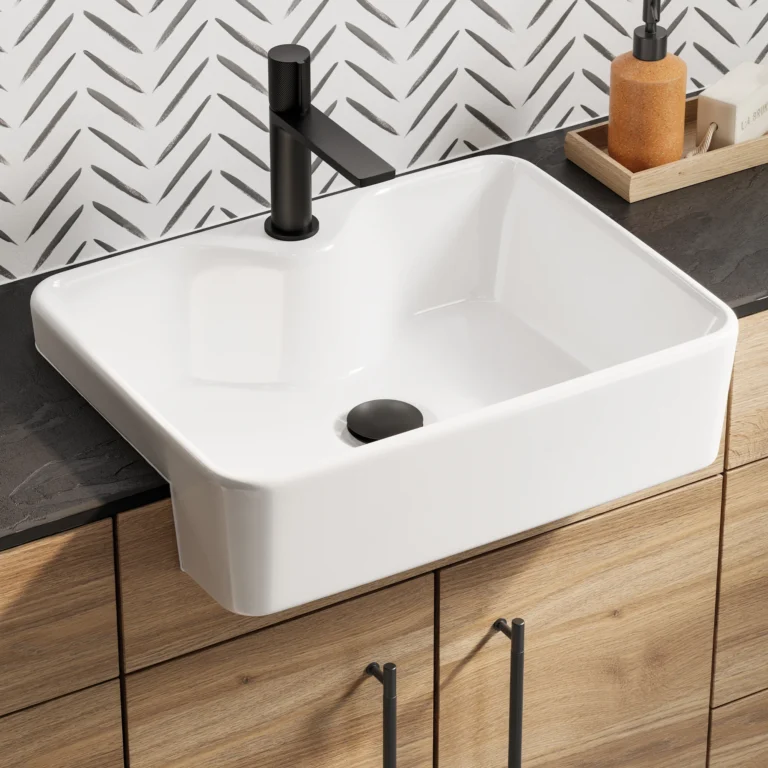 Neo Square Semi Reccessed Basin - LIFESTYLE